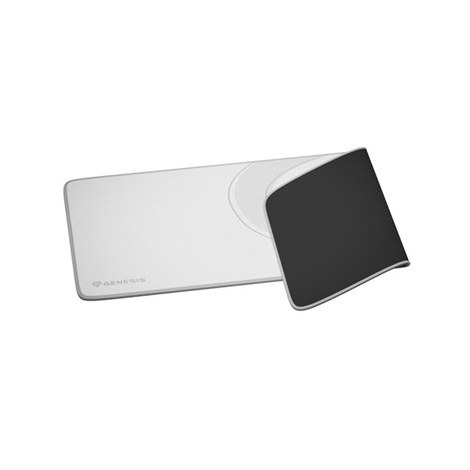 Genesis | Mouse Pad | Carbon 400 XXL Logo | 300 x 800 x 3 mm | Gray/White - 3